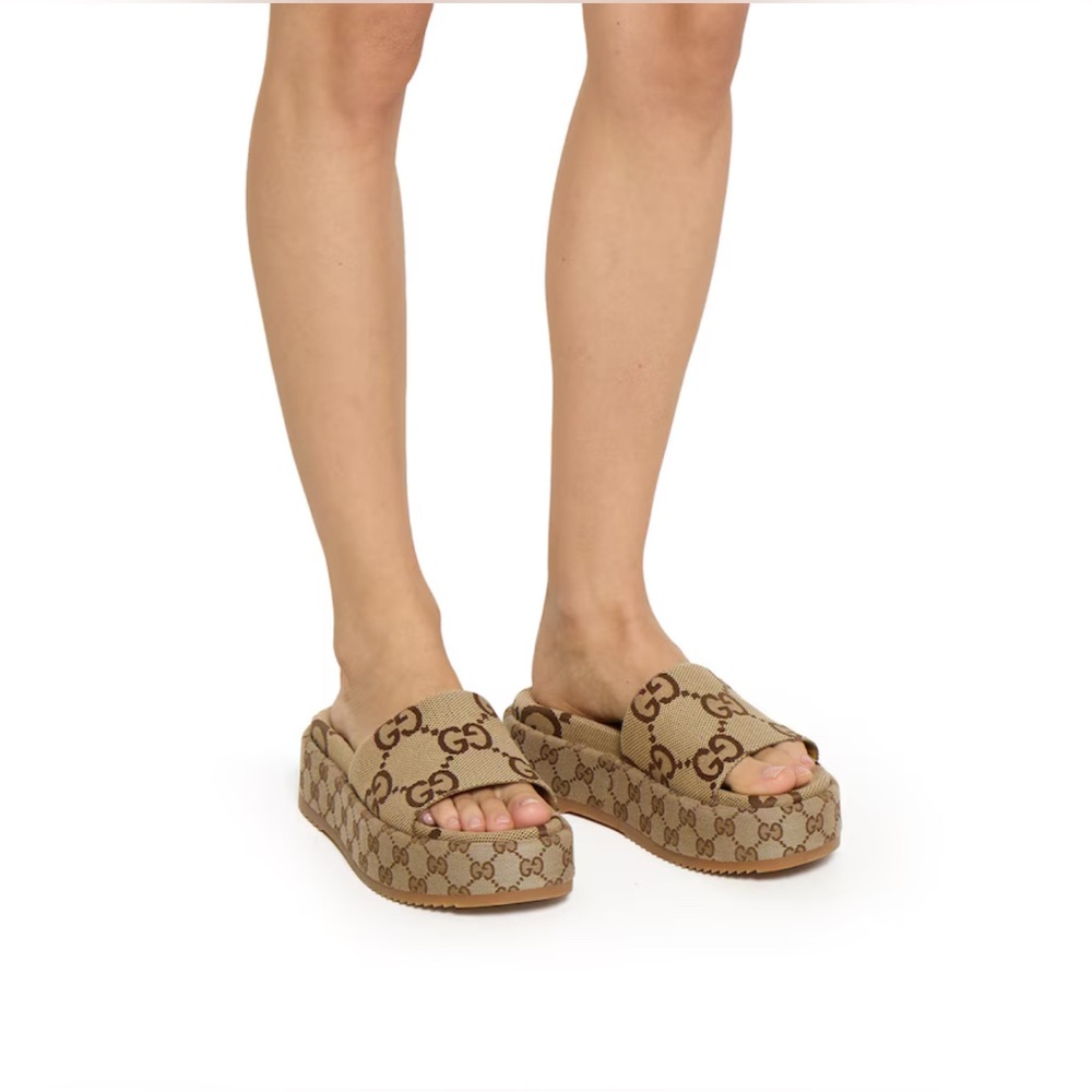 Gucci Women's platform slide sandal; S 39 - Picture 3 of 9